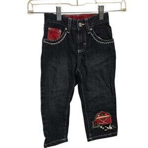 Wrangler Baby Jeans – Size 18 Months – Farm Vibes & Floral Embroidery